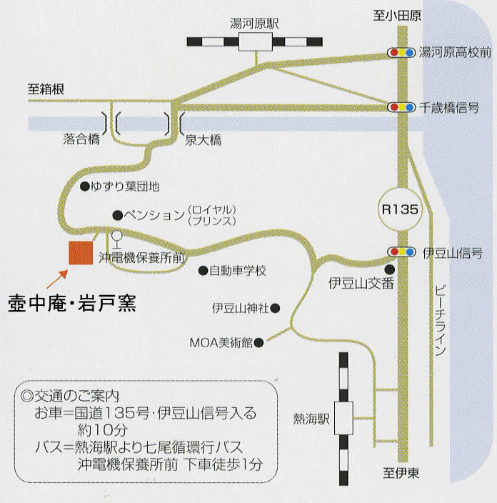 かやのもりまでの地図